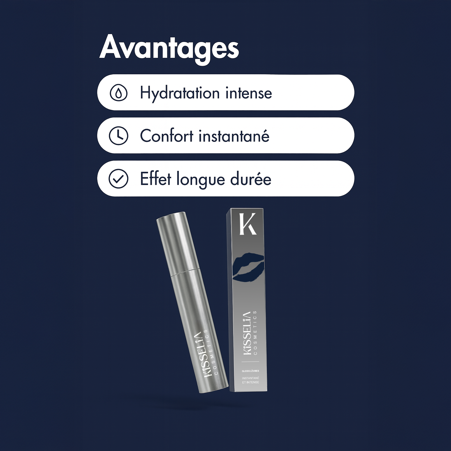 Gloss lèvres - instantané et intense